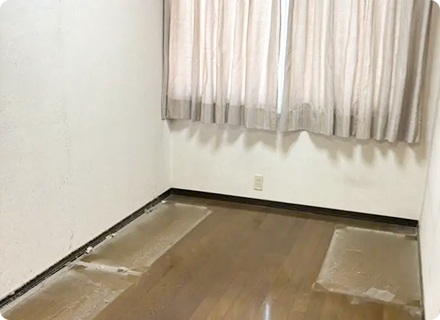大きなタンスや棚の不用品回収（回収後）