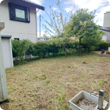 庭石撤去・草刈り