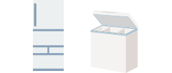 リサイクル家電対象：冷蔵庫・冷凍庫